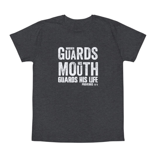 Whoever Guards His Mouth Guards His Life - Unisex Iconic T-Shirt