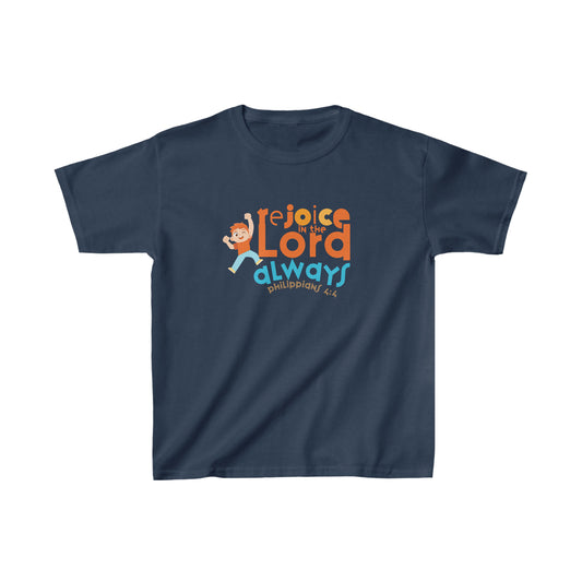 Rejoice in the Lord always - Kids Heavy Cotton™ Tee